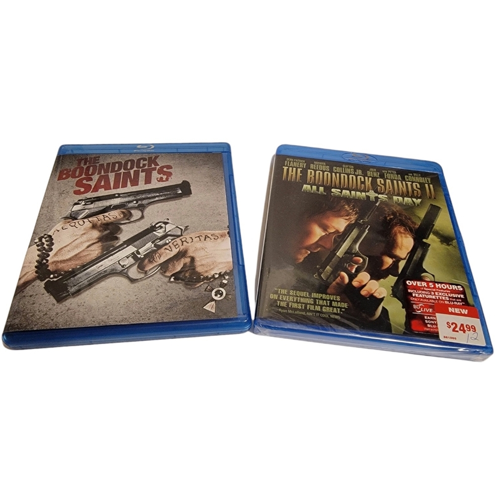 The Boondock Saints set of 2 blu-ray dvds
